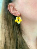 Boucles d’oreilles Pampilles FLORALIE interchangeable à motifs