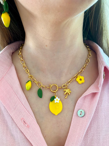 Collier Citron Jaune