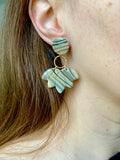 Puces d’oreilles pendante FLAVIE