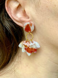 Puces d’oreilles pendante FLAVIE