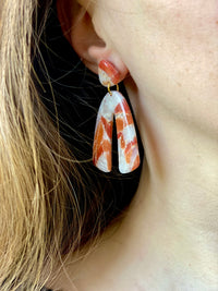 Puces d’oreilles pendante JASMINE
