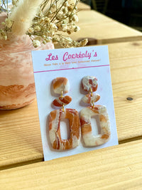 Puces d’oreilles pendante LILY