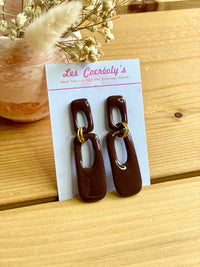 Puces d’oreilles pendante GIULIA