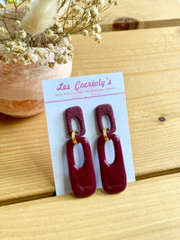 Puces d’oreilles pendante GIULIA