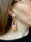 Puces d’oreilles pendante GIULIA