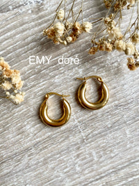 Créoles pour Pampilles interchangeable - boucles d’oreilles modulables
