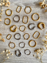 Créoles pour Pampilles interchangeable - boucles d’oreilles